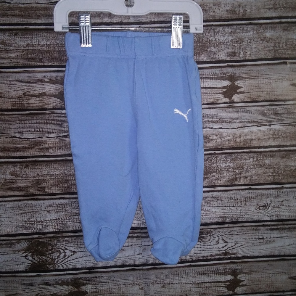 BLUE FOOTIE PANTS SIZE 0-3